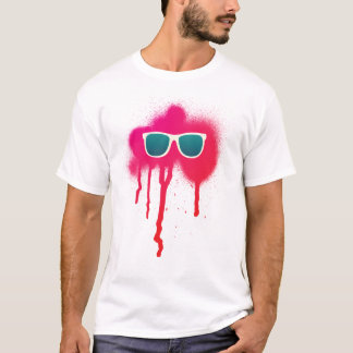 T-shirt Lunettes de soleil rétro