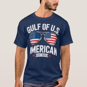 T-shirt Lunettes De Soleil Rouge Blanc Et Bleu Du Golfe De