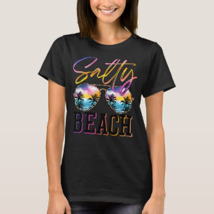 T-shirt Lunettes de soleil Salty Beach Hawaii Beach Hello 