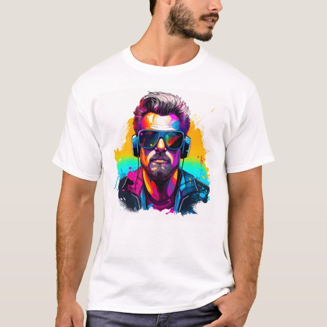 T-shirt Lunettes de soleil vides (Devant)