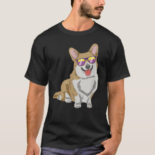 T-shirt Lunettes de soleil Welsh Corgi pour Corgi Breeder,