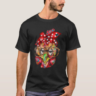 T-shirt Lunettes d'empreinte de léopard pour dinde Thanksg