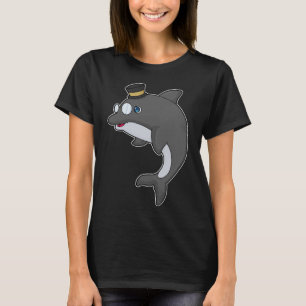 T-shirt Lunettes Dolphin Nerd Casquette