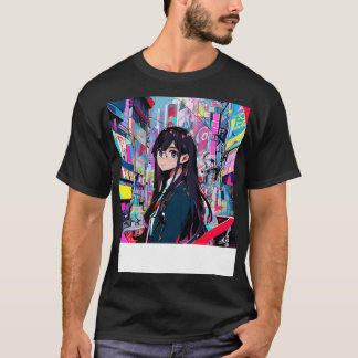 T-shirt lunettes mignonnes écolière