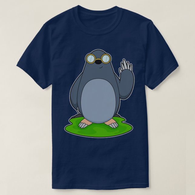 T-shirt Lunettes mole 2 (Design devant)