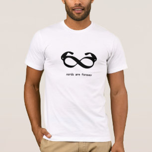 T-shirt lunettes nerd chemise