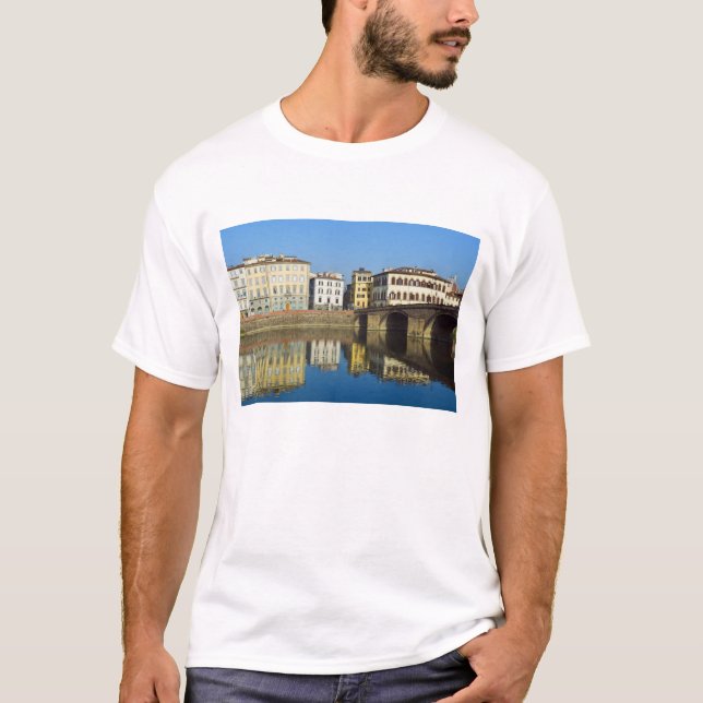 T-shirt Lungarno Vespucci, Ponte alla Carraia, (Devant)