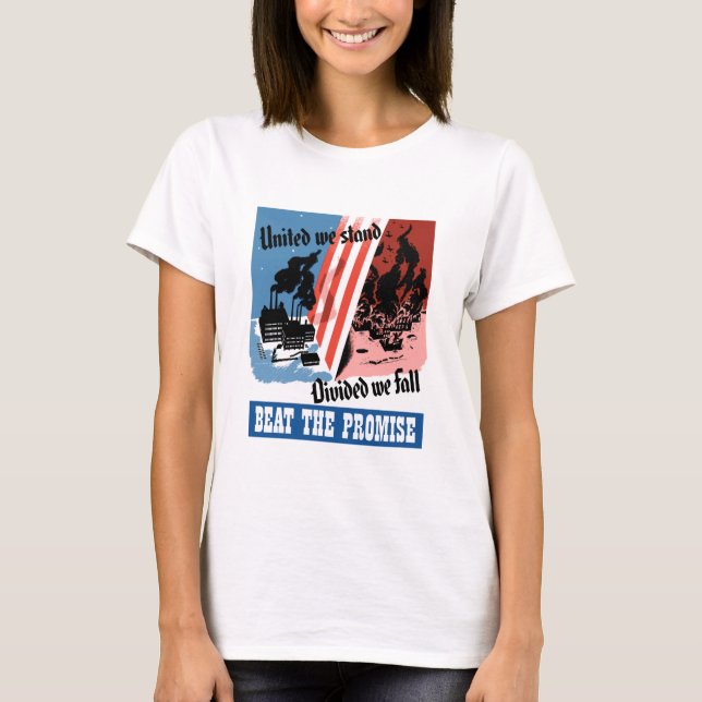 T-shirt L'union fait la force -- 2ÈME GUERRE MONDIALE (Devant)