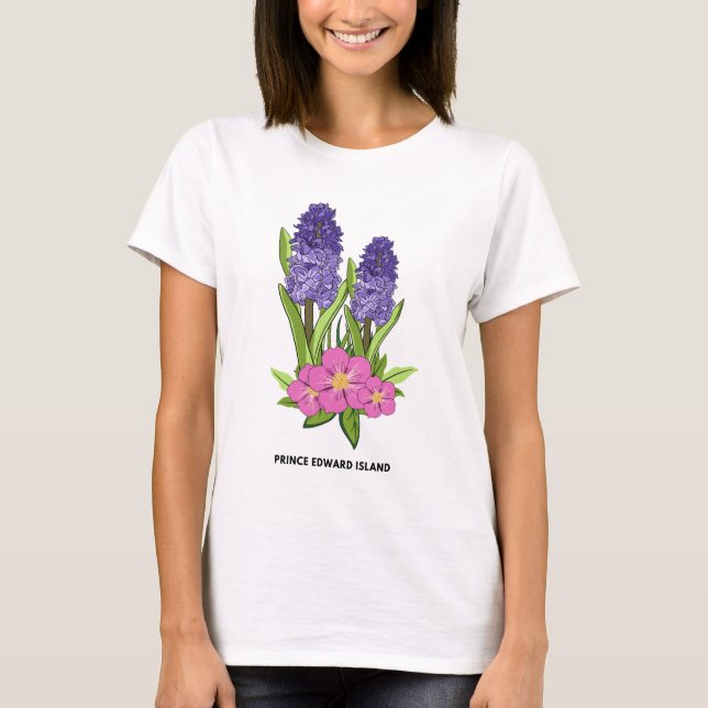 T-shirt Lupines & Wild Rose PEI (Devant)