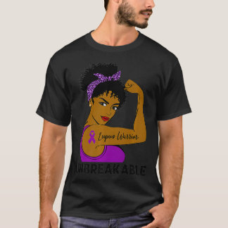 T-shirt Lupus Guerrier Forte Black Femmes Indestructible A