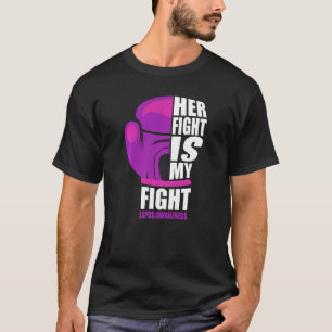 T-shirt Lupus Sensibilisation Lupus Son combat est mon com