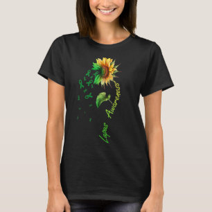 T-shirt Lupus Sensibilisation Tournesol Violet Ribbon Supp