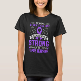 T-shirt Lupus Warrior Purple Awareness Ribbon Fight SLE  I