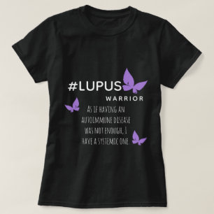 T-shirt Lupus Warrior Strong Girl Fun Citation