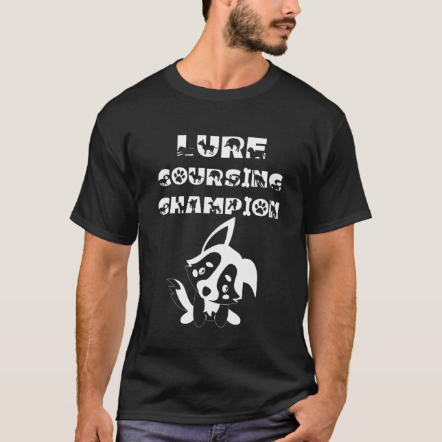 T-shirt Lure Courage Champion Chien Sillouette (Devant)