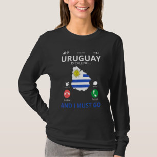T-shirt L'Uruguay appelle - le drapeau de l'Uruguay