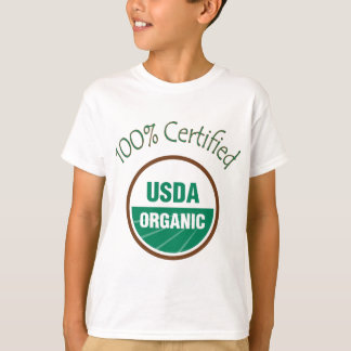 T-shirt L'USDA certifié par 100% organique