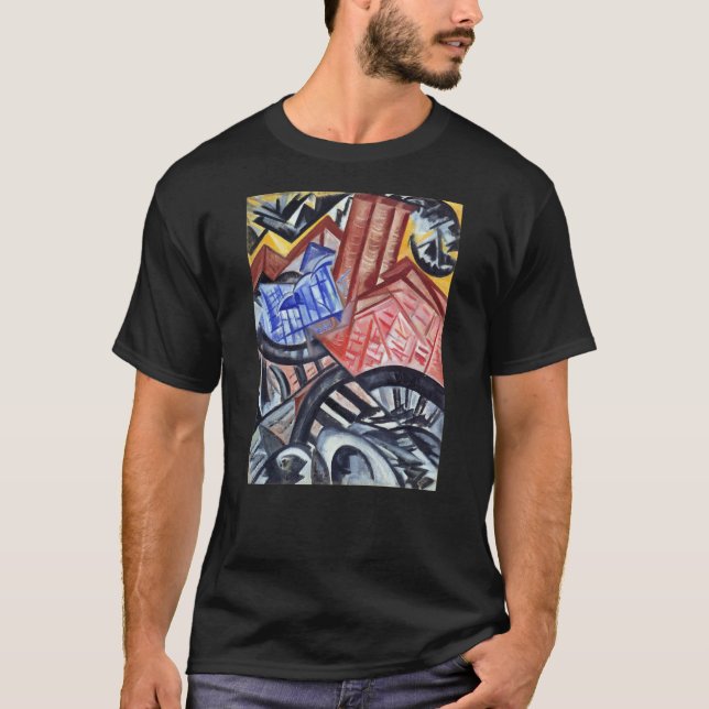 T-shirt L'usine et le pont (Devant)