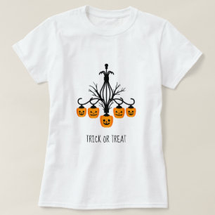 T-shirt Lustre citrouille thème Halloween