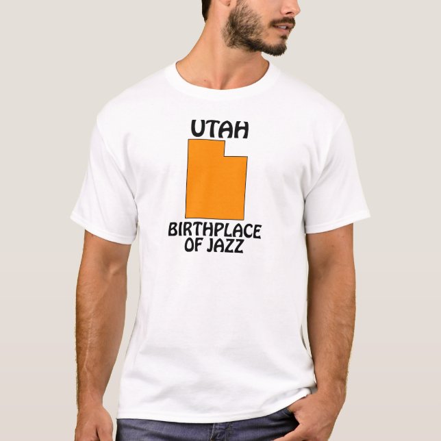 T-shirt L'Utah - lieu de naissance du jazz (Devant)