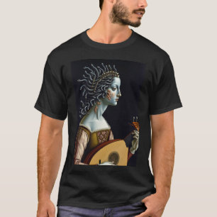 T-shirt Lute Laura la Dame profonde un Lovecraftien effray
