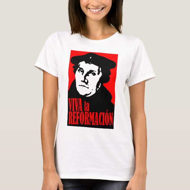 T-shirt LUTHER de Reformacion de La de vivats (Devant)