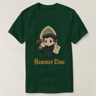 T-Shirt Luther Marteau à Temps
