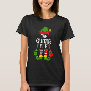 T-shirt Lutin de la guitare Noël Famille Équipe de lutin c