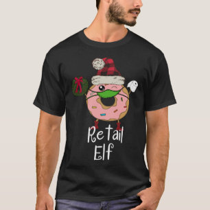 T-shirt Lutin de vente au détail Quarantine Lutin de Noël 