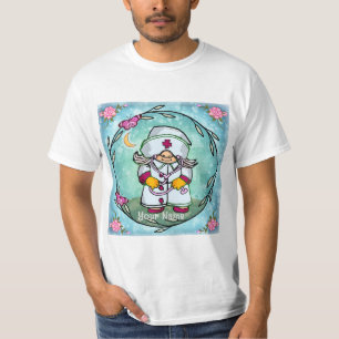 T-shirt Lutine infirmière gnome