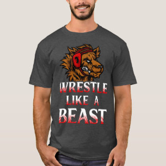 T-shirt Lutte comme une bête lutte amateur