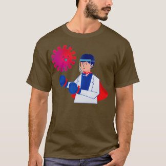 T-shirt Lutte contre Coronavirus Boxer Santé