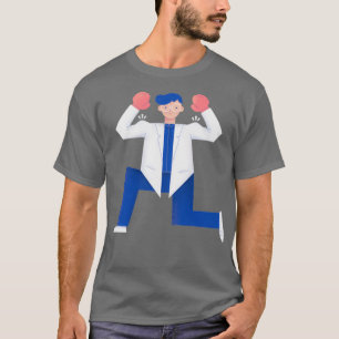 T-shirt Lutte contre Coronavirus Boxing Healthcare Wor