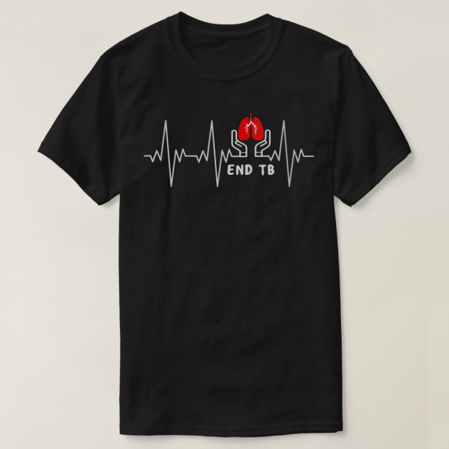 T-shirt Lutte contre la tuberculose - Journée mondiale de  (Design devant)