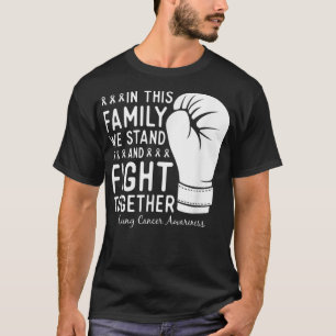 T-shirt Lutte contre le cancer du poumon Soutien familial 