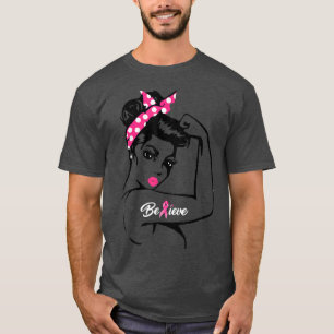 T-shirt Lutte contre le cancer du sein T Sensibilisation T