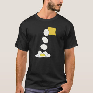 T-shirt Lutte contre les aliments - Fromage contre Oeuf.