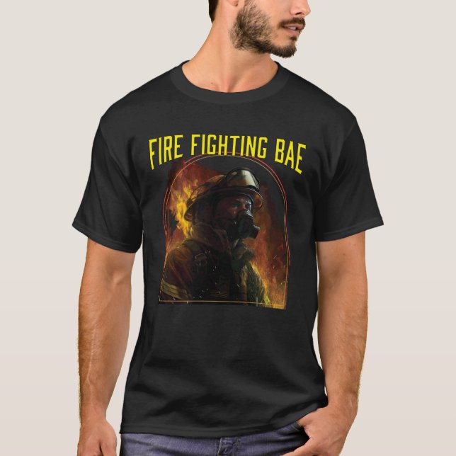 T-shirt Lutte contre les incendies Secourt incendie Lutte  (Devant)