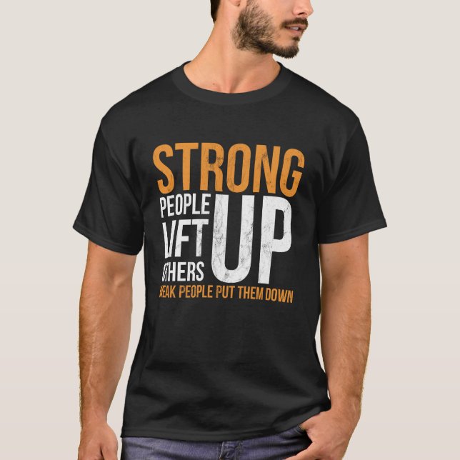 T-shirt Lutte Contre L'Intimidation Arrêtez L'Intimidation (Devant)