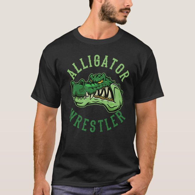 T-shirt Lutte de l'alligator de Gator (Devant)
