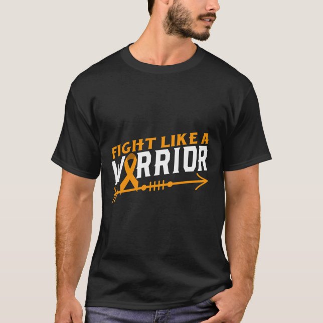 T-shirt Lutte De Sensibilisation À La Leucémie Comme Une C (Devant)