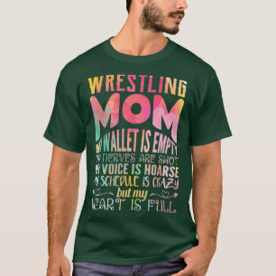 T-shirt lutte maman mon portefeuille est vide mes nerfs mo