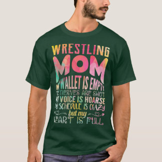 T-shirt lutte maman mon portefeuille est vide mes nerfs mo