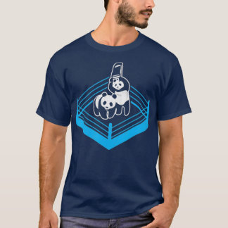 T-shirt Lutter Combattre Panda Bear Chaise