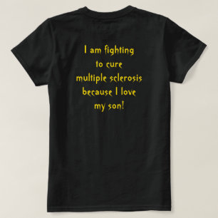 T-shirt Lutter contre la sclérose en plaques pour mon fils