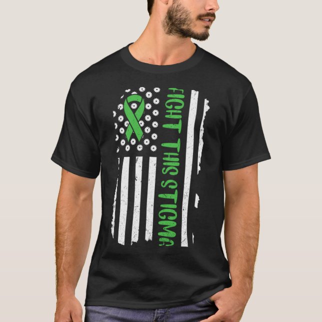 T-shirt Lutter contre la stigmatisation et la santé mental (Devant)