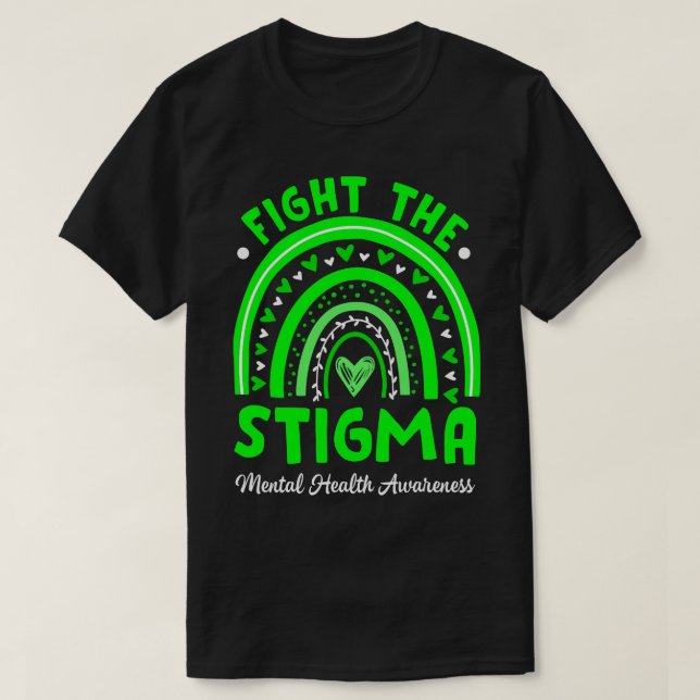 T-shirt Lutter contre la Stigmatisation Soutien en santé m (Design devant)