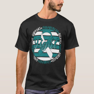 T-shirt Lutter contre le cancer du col de l'utérus Png, ru