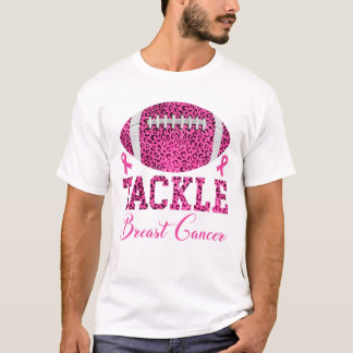 T-shirt Lutter contre le cancer du sein Football Empreinte