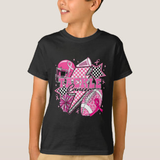 T-shirt Lutter Contre Le Cancer Du Sein Football Pink Ribb